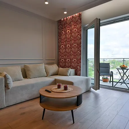 Apartament W Stylu Feng Shui Na 10 Pietrze Z Widokiem, Bezplatny Parking, Nowy Budynek, Dostep Na Kod Łódź Exterior foto
