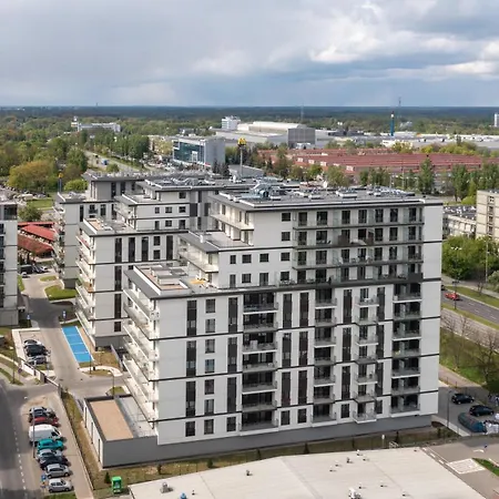 Apartament W Stylu Feng Shui Na 10 Pietrze Z Widokiem, Bezplatny Parking, Nowy Budynek, Dostep Na Kod Łódź Exterior foto