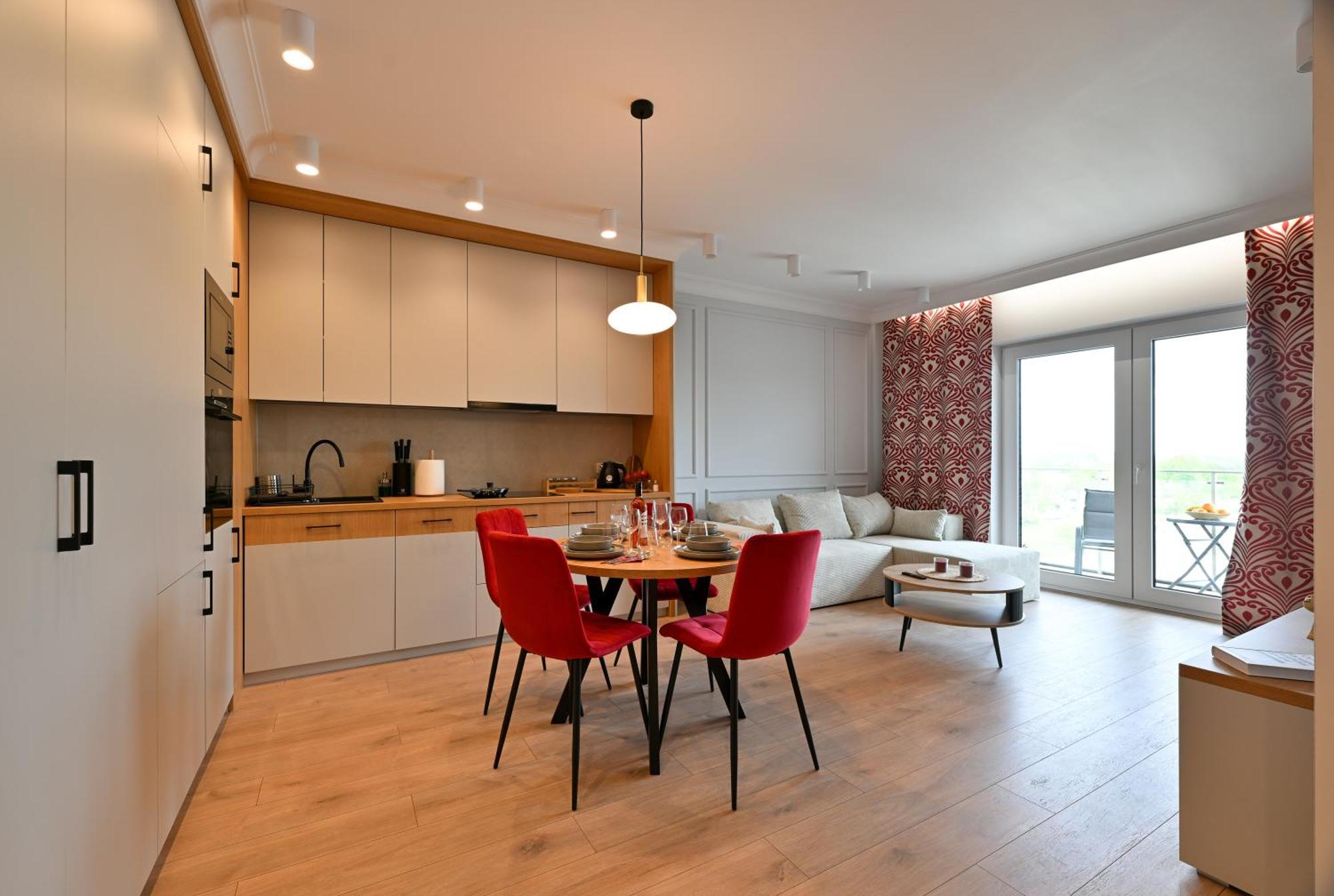 Apartment W Stylu Feng Shui Na 10 Pietrze Z Widokiem, Bezplatny Parking, Nowy Budynek, Dostep Na Kod *
